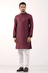 Men's Premium Panjabi (Maroon)